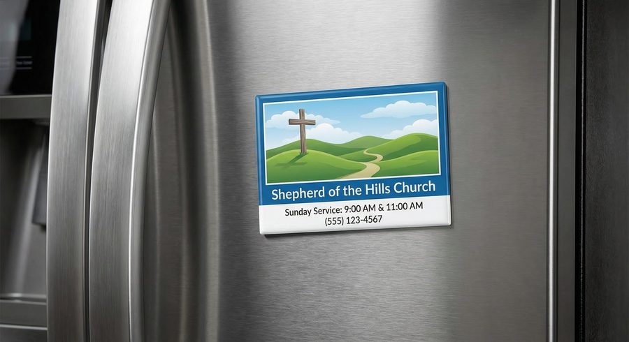 Church Fridge Magnet