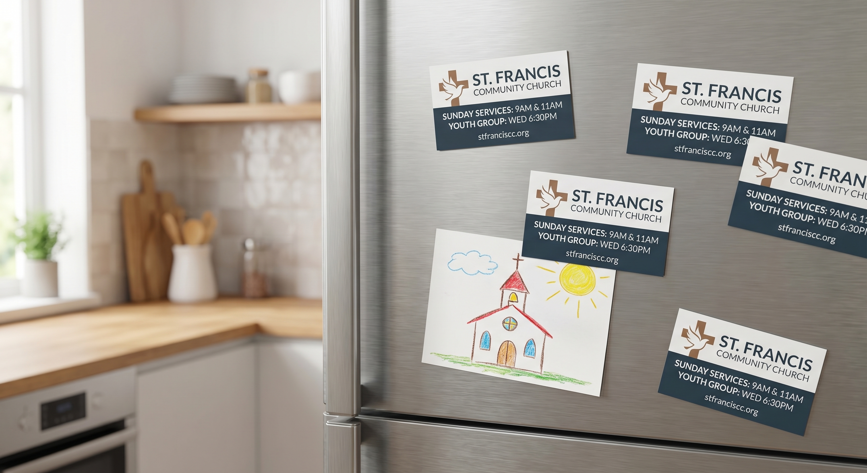 Church Magnets - Business Card Size